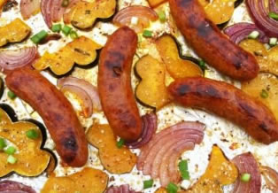 Italian Sausages - Winter Squash